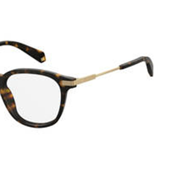 NWT Polaroid PLD347-08600 50mm Havana Eyeglasses